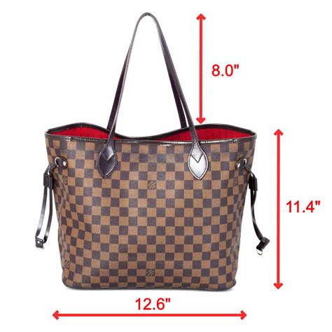 lv neverfull mm size cm|Lv Neverfull mm dimensions.